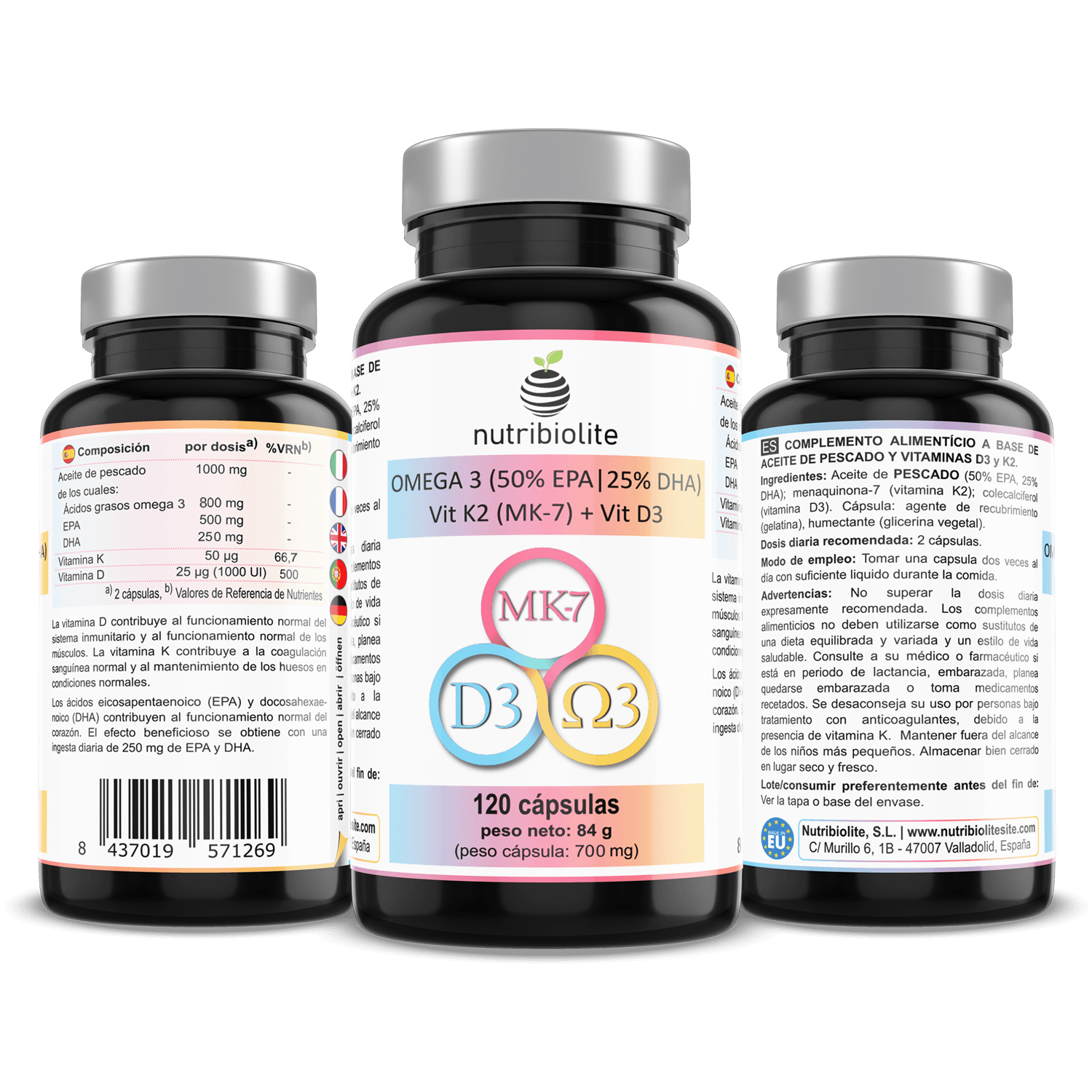 Nutribiolite OMEGA3 D3 MK7