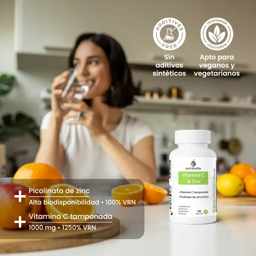 Vitamina C y Zinc Picolinato Nutribiolite