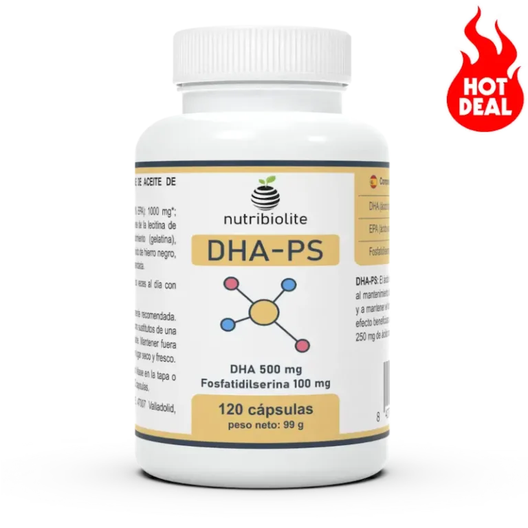 DHA-PS Nutribiolite Omega-3 DHA fosfatidilserina DHA Salud Cerebral