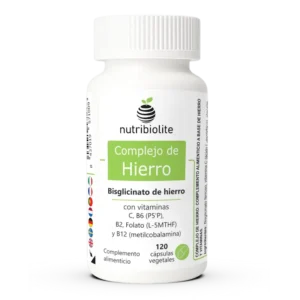 Complexo de Ferro bisglicinato de ferro com vitaminas C B6 P5P B2 folato L MTHF e B12 metilcobalamina Para glóbulos vermelhos normais e para ajudar a reduzir o cansaço e a fadiga