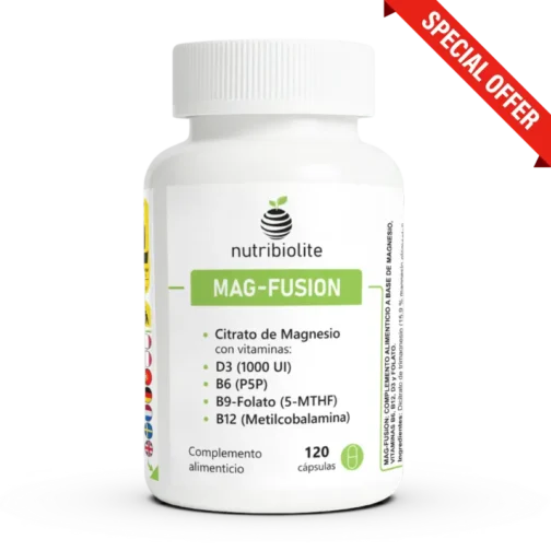 Mag-fusion Nutribiolite Magensio Complejo B Vitamina D