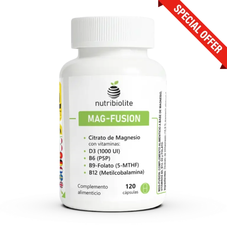 Mag-fusion Nutribiolite Magensio Complejo B Vitamina D
