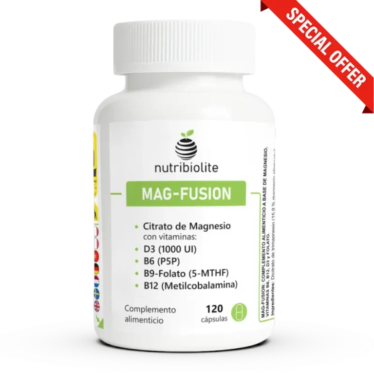 Mag-fusion Nutribiolite Magensio Complejo B Vitamina D