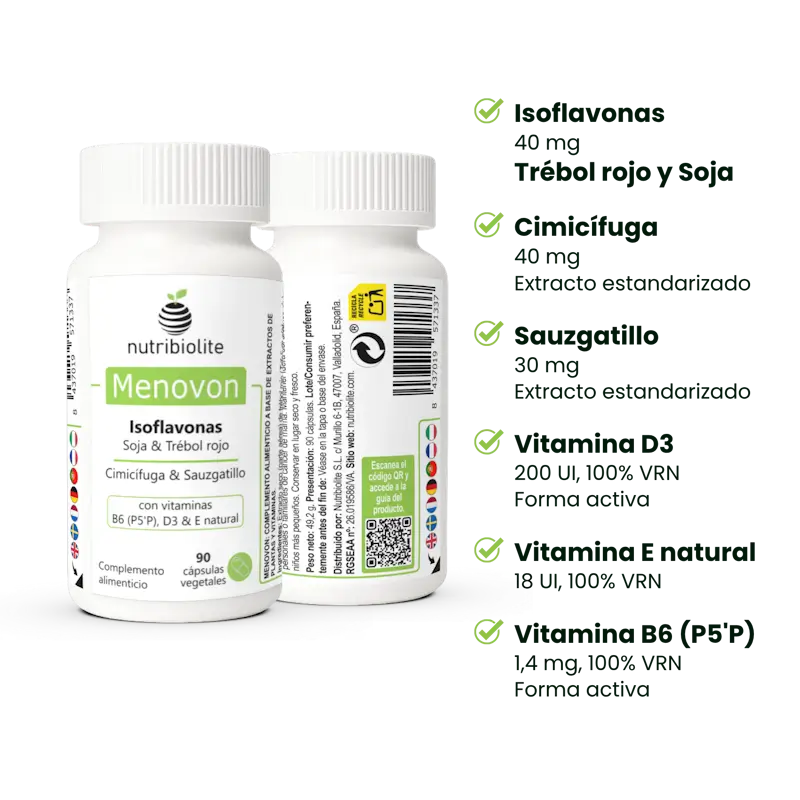 Menovon Nutribiolite Menopausia