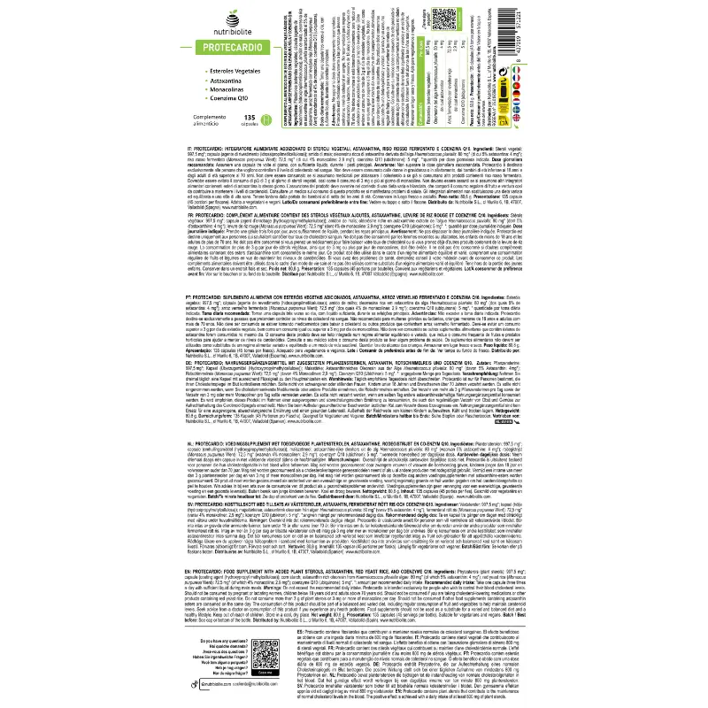 Protecardio Nutribiolite Bajar el Colesterol