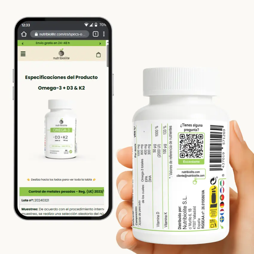 Omega-3 + D3 & K2 Nutribiolite