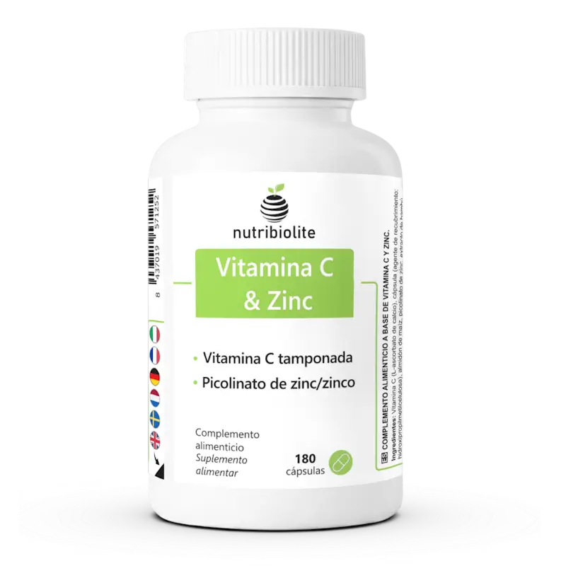 Vitamina C Zinc Zinco Nutribiolite